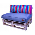 Paletové sedenie Golden Garden GG54 - podsedák a vankúš 120cm x 80cm x 15cm penový granulát 1